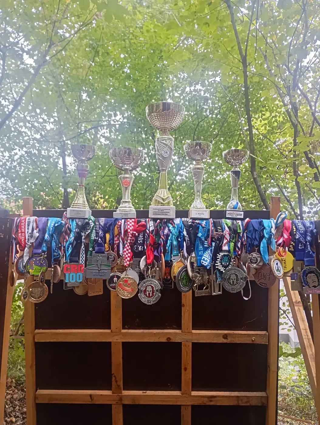 Igor's OCR, running and ultramarathon medals and trophies